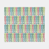 非常に毛布メリー フリースブランケット (正面(横))