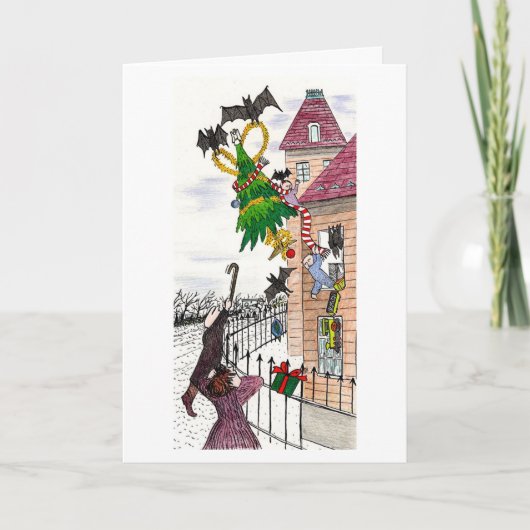 非常に気の変なクリスマス シーズンカード (正面)