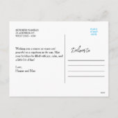 非常に気まぐれなクリスマスキャピバラクリスマス シーズンポストカード (裏面)