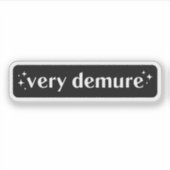 非常に汚い シール (正面)