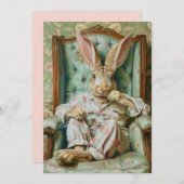 非常に洗練されたウサギのカード シーズンカード (正面/裏面)