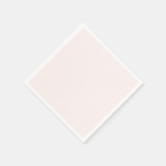 非常に淡いピンク色 スタンダードカクテルナプキン (角)