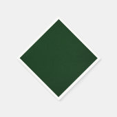 非常に濃い緑 スタンダードカクテルナプキン (角)