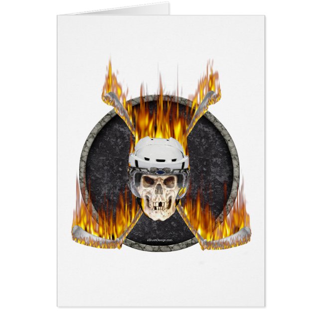 非常に熱いアイスホッケー用スティック (正面)