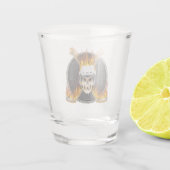 非常に熱いアイスホッケー用スティック ショットグラス (裏面)