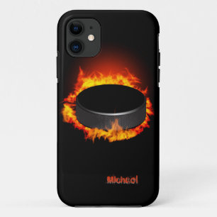 非常に熱いアイスホッケー用パック iPhone 11 ケース