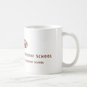 非常に熱いアナグマのWaldorfの学校のロゴ コーヒーマグカップ