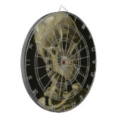 非常に熱いタバコが付いている骨組の頭部 ダーツボード (正面左)