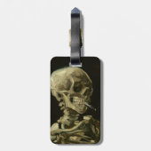 非常に熱いタバコが付いている骨組の頭部 ラゲッジタグ (裏面縦)