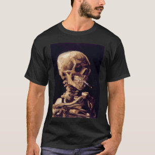 非常に熱いタバコヴィンチェンツォが付いているゴッホのスカル Tシャツ