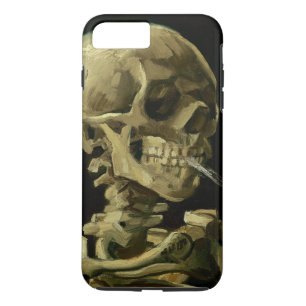 非常に熱いタバコ  1886年が付いているゴッホ のスカル iPhone 8 PLUS/7 PLUSケース