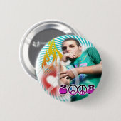 非常に熱い愛 缶バッジ (正面&裏面)