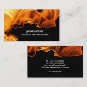 非常に熱い火の名刺 名刺 (正面/裏面)