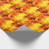 非常に熱い火 ラッピングペーパー (角)