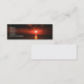 非常に熱い空… スキニー名刺 (正面/裏面)