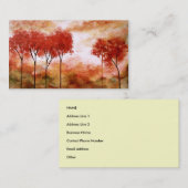 非常に熱い約束のプロフィールの名刺の芸術カード 名刺 (正面/裏面)