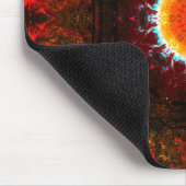 非常に熱い自然の曼荼羅 マウスパッド (コーナー)