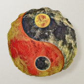 非常に熱い陰陽の職人 ラウンドクッション (裏面)