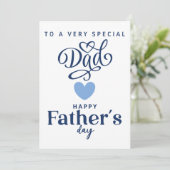 非常に特別なパパハッピーファーズデイカードに 招待状 (スタンド正面)