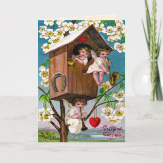 非常に特別なヴィンテージのバレンタインカード シーズンカード