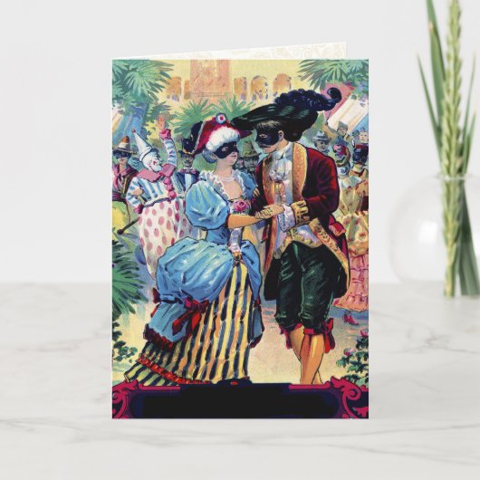 非常に特別なヴィンテージのバレンタインカード シーズンカード (正面)