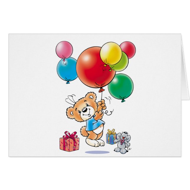 非常に特別な人のためのTobiのテディー・ベア (正面横)