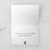 非常に特別な娘にバレンタインを カード (内部)