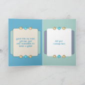 非常に特別な娘の法写真名ターコイズ カード (内部)