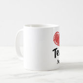 非常に特別な愛の私の先生 コーヒーマグカップ (正面左)