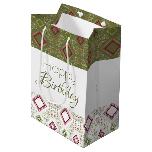 非常に特別な機会のモダン抱き枕 ミディアムペーパーバッグ (正面アングル)