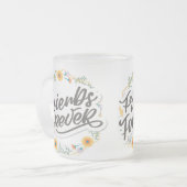 非常に特別な**ソウルシスター** フロストグラスマグカップ (正面左)