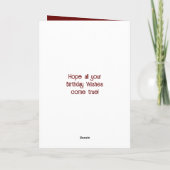 非常に特殊なグランドドハッピーバースデーブルゴーニュ カード (裏面)