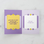 非常に特殊な姉妹の写真名パープルを追加 カード (内部)