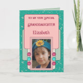 非常に特殊な孫娘を追加する写真名green カード (正面)