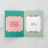 非常に特殊な孫娘を追加する写真名green カード (内部)