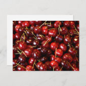 非常に甘いさくらんぼポルタカード ポストカード (正面/裏面)