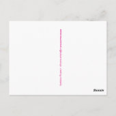 非常に甘いさくらんぼポルタカード ポストカード (裏面)