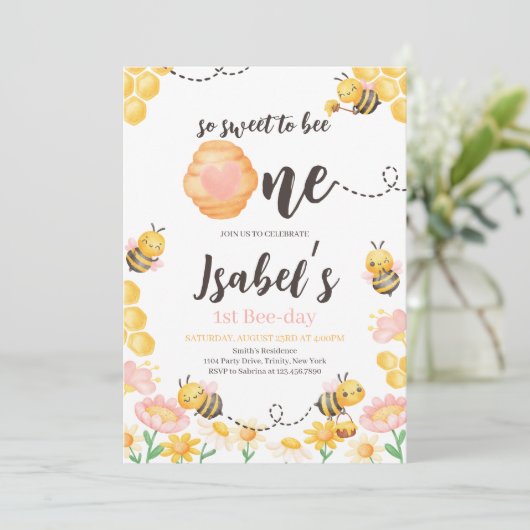 非常に甘いビーワン誕生日 招待状 (スタンド正面)