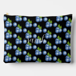 非常に甘い夏のブルーベリー アクセサリーポーチ