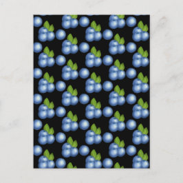 非常に甘い夏のブルーベリー ポストカード