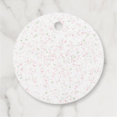 非常に甘い祝メッセージカード フェイバータグ (裏面)