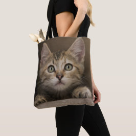 非常に甘い虎猫の子ネコ トートバッグ