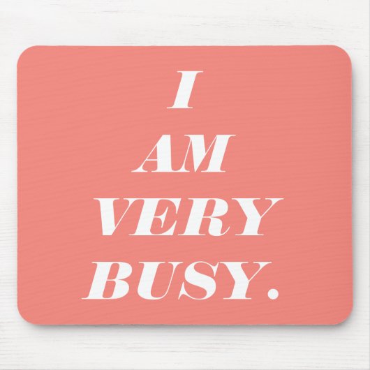 非常に生忙しきているサンゴのマウスパッド マウスパッド (正面)