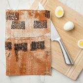 非常に異国カッコいい的な キッチンタオル (四つ折り)