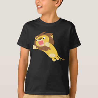 非常に空腹かわいい漫画ライオンの子供たちTシャツ Tシャツ