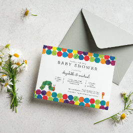 非常に空腹なキャタピラーベビーシャワー招待状 招待状