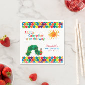 非常に空腹のキャタピラの赤ちゃんシャワー スタンダードカクテルナプキン (インサイチュ)