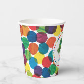 非常に空腹のキャタピラの赤ちゃんシャワー 紙コップ (正面)