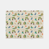 非常に空腹のキャタピラ野生動物の専門家パター フリースブランケット (正面(横))