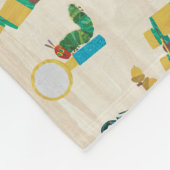 非常に空腹のキャタピラ野生動物の専門家パター フリースブランケット (角)